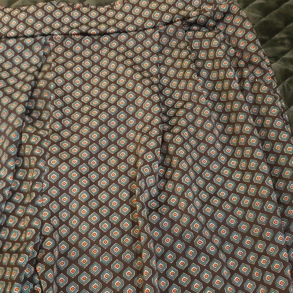 Evima high waisted patterned pleated slacks - Picture 4 of 6